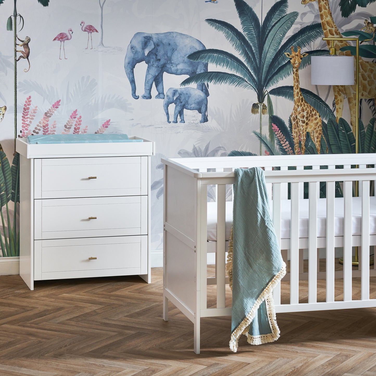 Obaby Evie Cot Bed - White