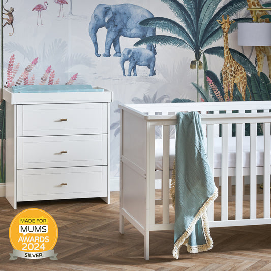 Obaby Evie 2 Piece Room Set - White