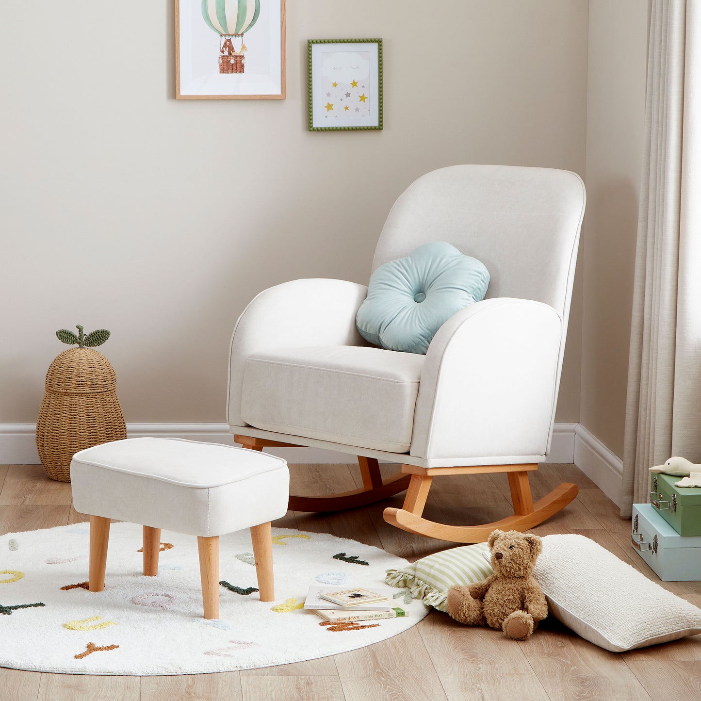 Babymore Freya Nursing Chair - Cream