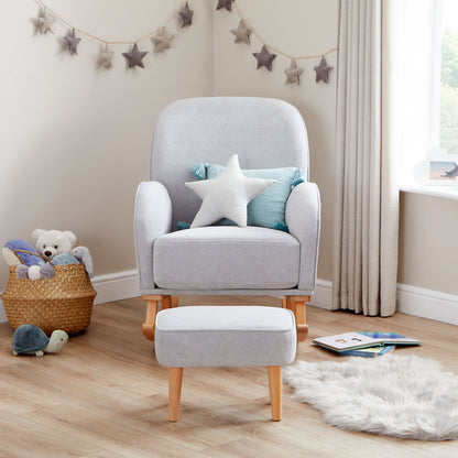 Babymore Freya Nursing Chair - Grey