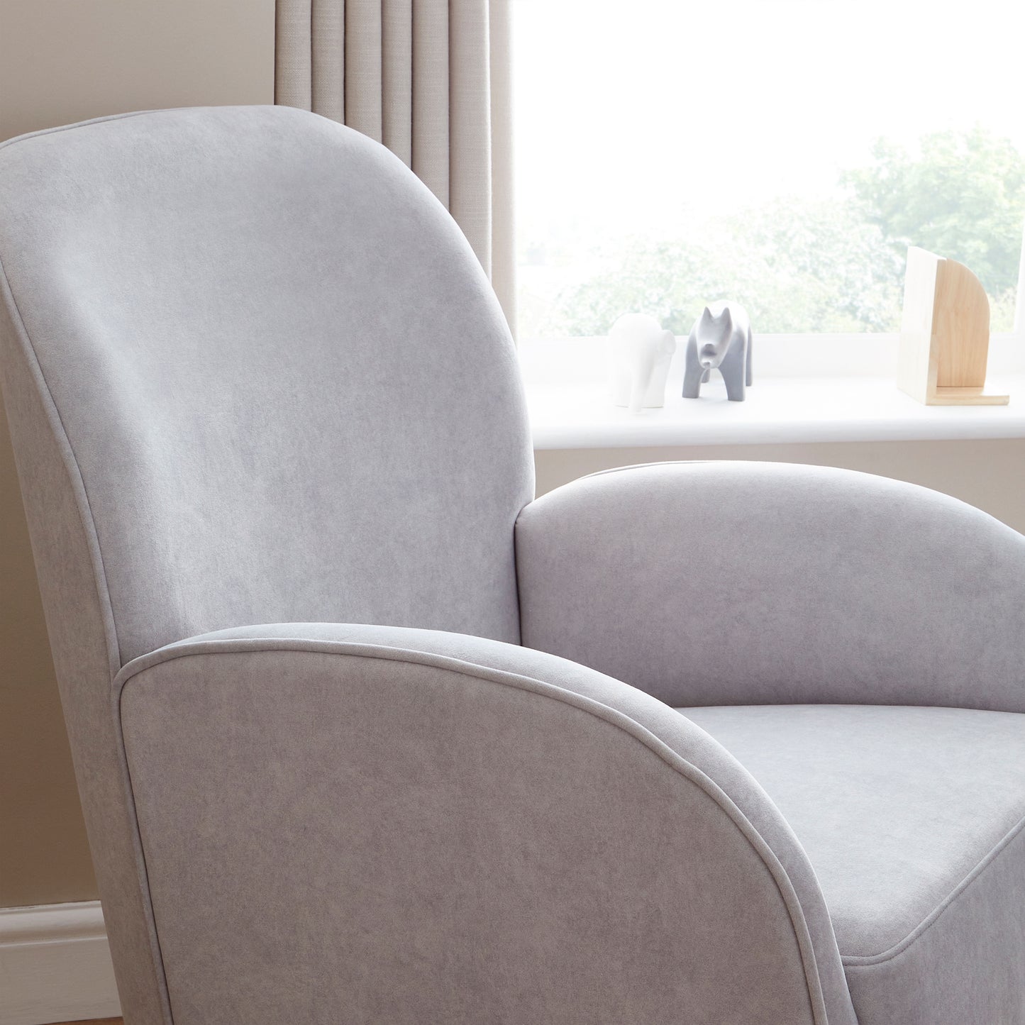 Babymore Freya Nursing Chair - Grey