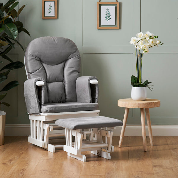 Obaby Reclining Glider Chair & Stool