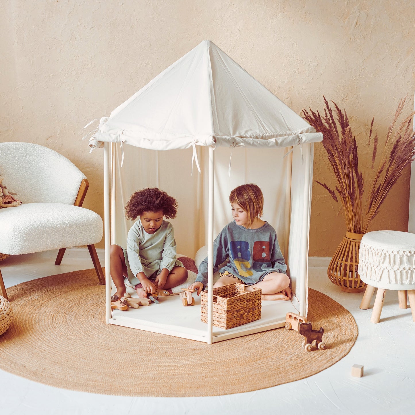 MINICAMP Indoor Playhouse Tent in Pavilion Shape