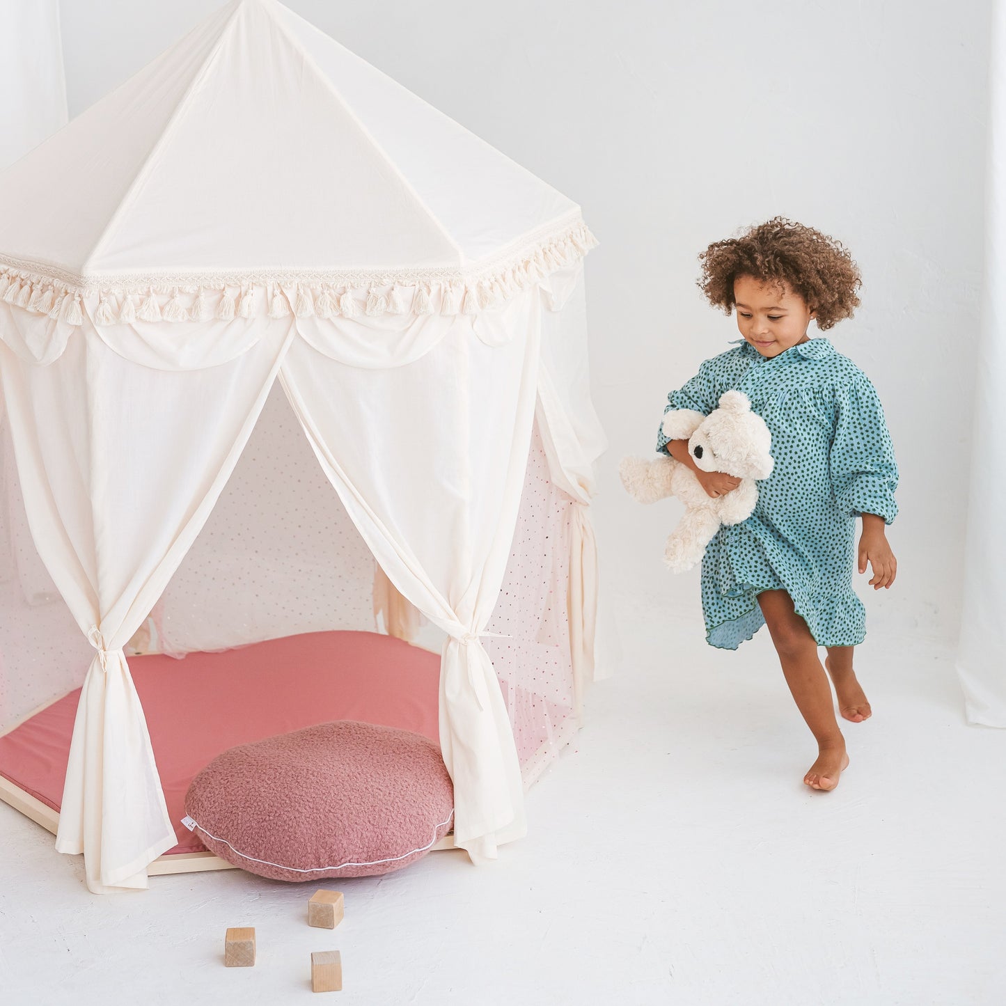 Minicamp Boho Indoor Playhouse Tent in Pavilion Shape