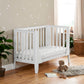 Babymore Iris Cot Bed - White