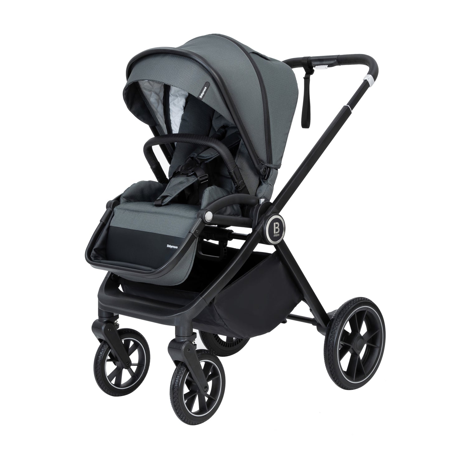 Babymore Kai Pram Pushchair - Forest Grey