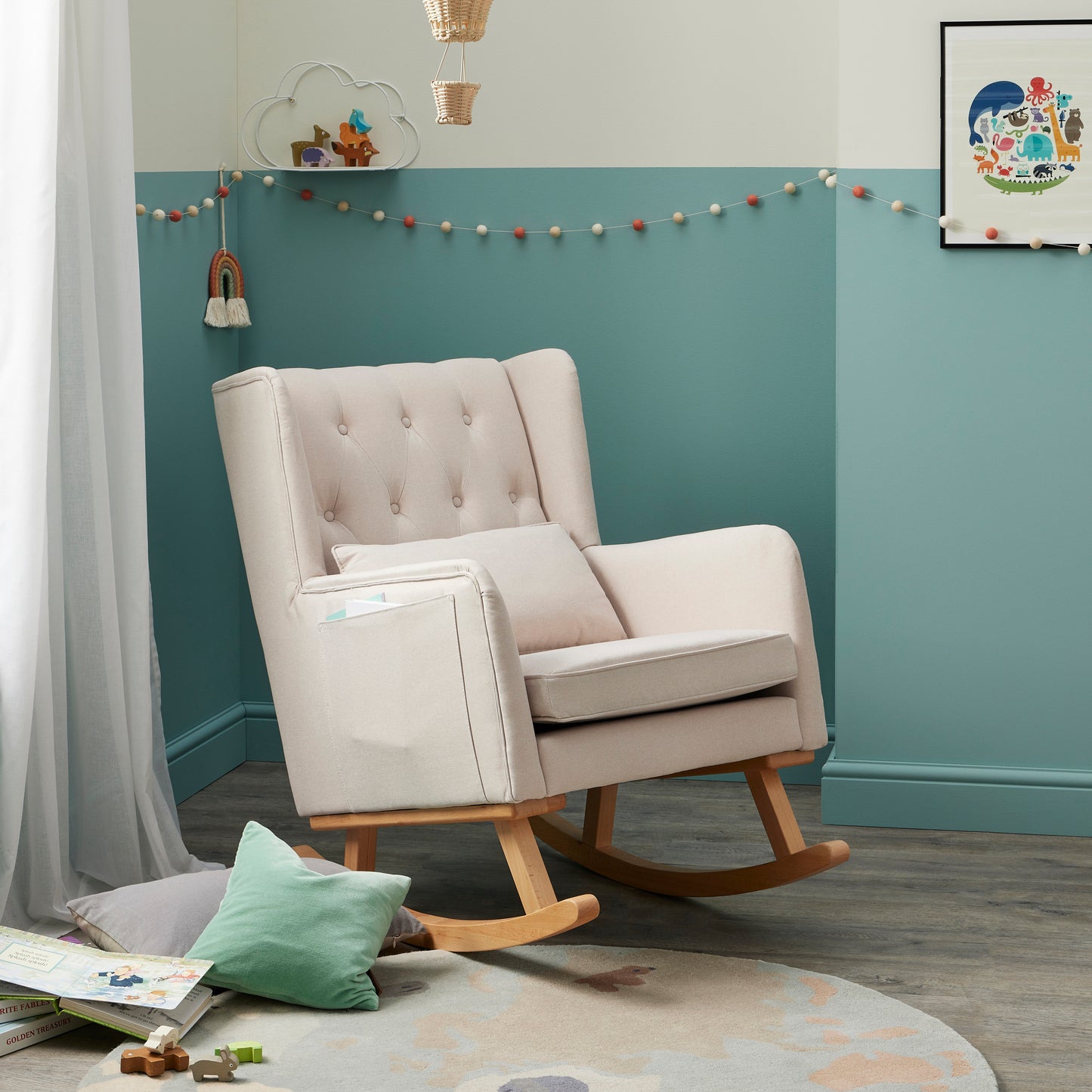 Babymore Lux Nursing Chair - Cream