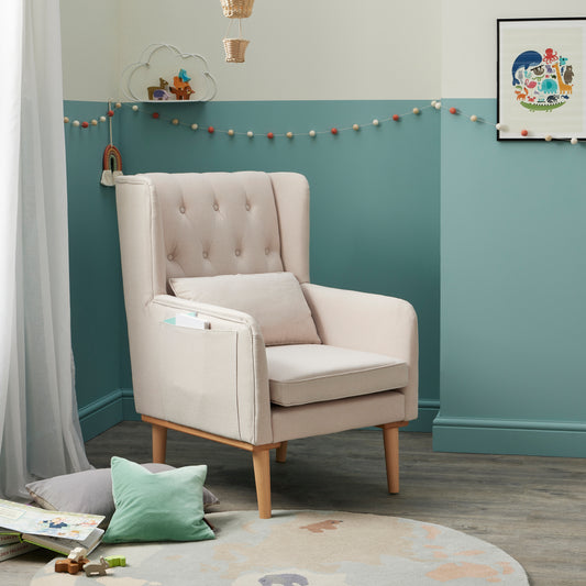 Babymore Lux Nursing Chair - Cream