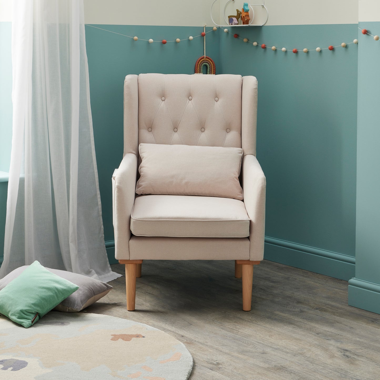 Babymore Lux Nursing Chair - Cream