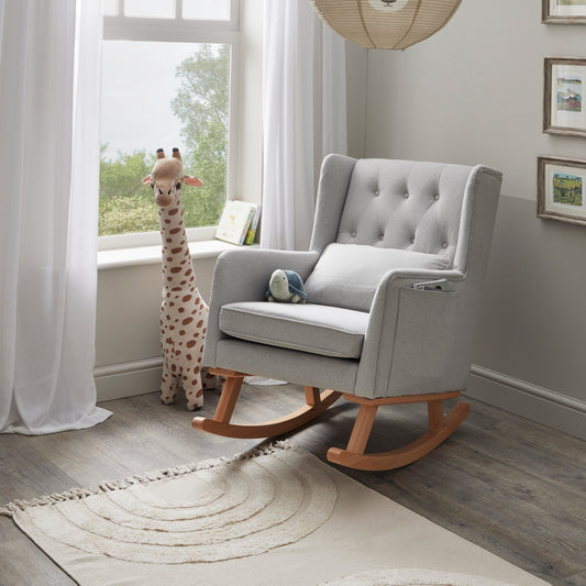 Babymore Lux Nursing Chair - Grey