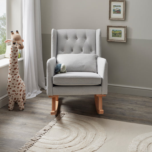 Babymore Lux Nursing Chair - Grey