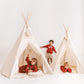 Minicamp Extra Large Indoor Teepee Tent With Tassels Decor - Boho Style