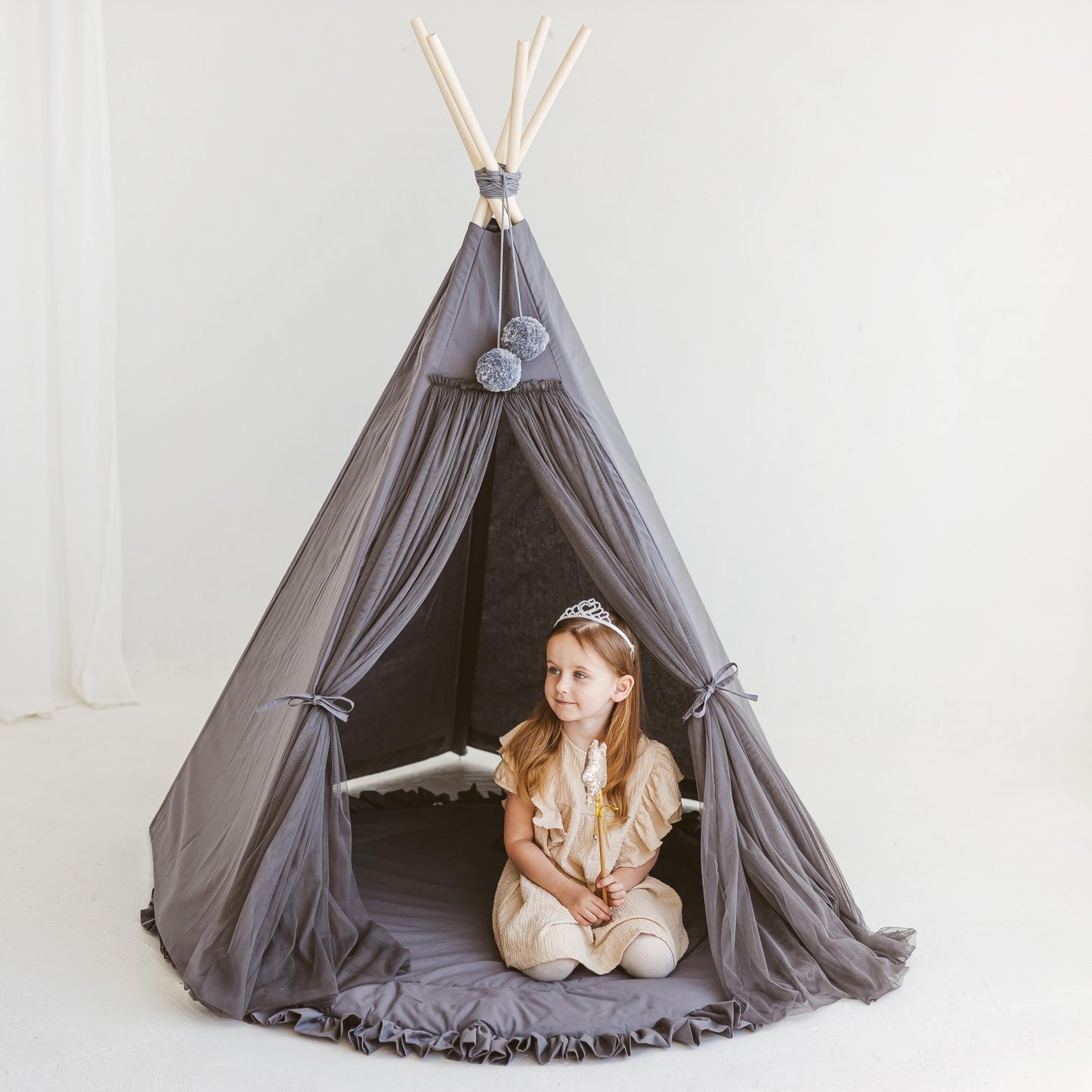 MINICAMP Fairy Kids Play Tent in Grey