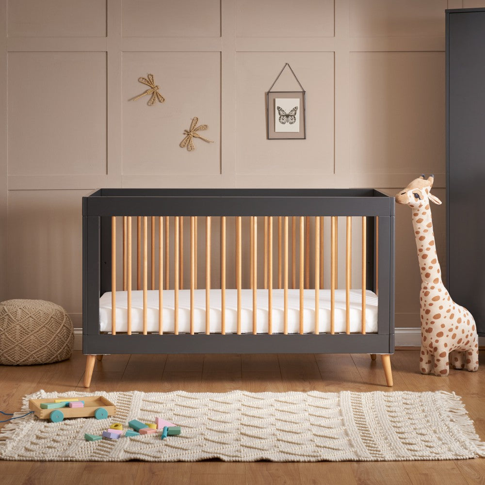 Obaby Maya Cot Bed - Nordic White