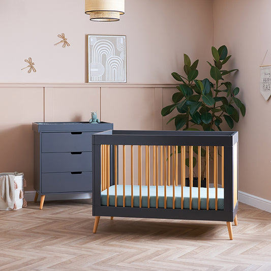 Obaby Maya Mini 2 Piece Room Set - Slate