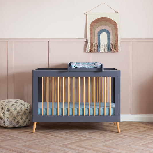 Obaby Maya Mini Cot Bed - Slate