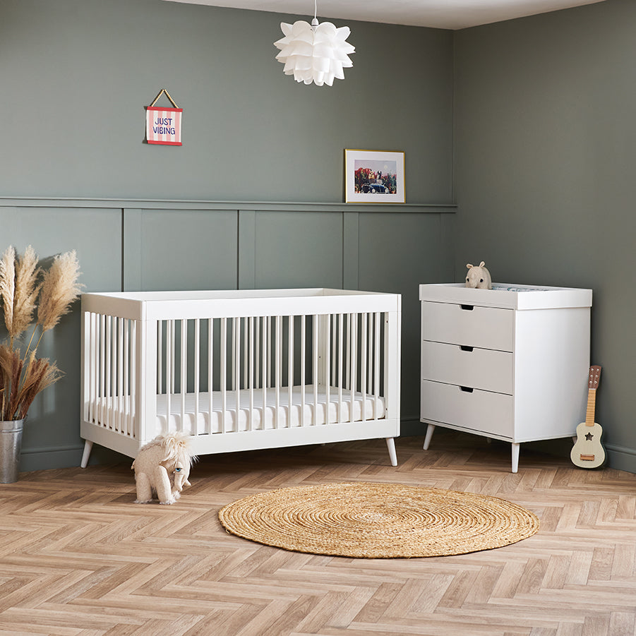 Obaby Maya 2 Piece Room Set - Nordic White