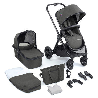 Babymore Memore V2 Pram Pushchair 11 Piece