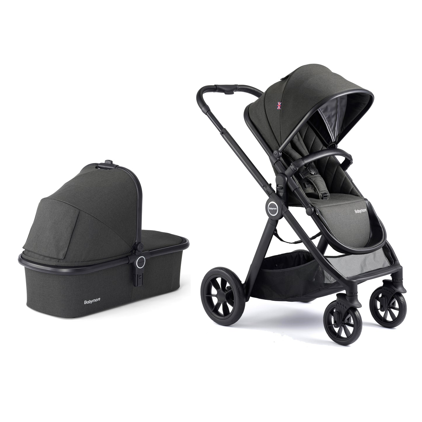 Babymore Memore V2 Pram Pushchair 11 Piece