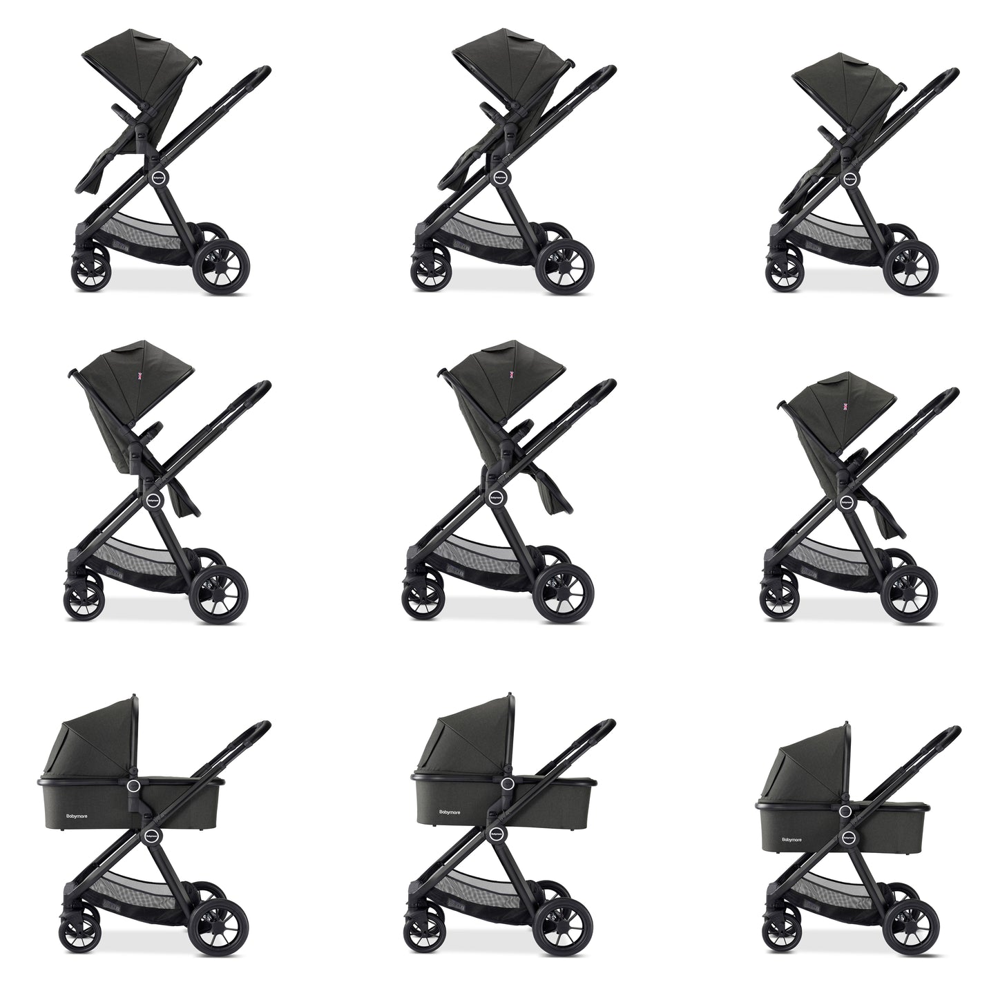 Babymore Memore V2 Travel System 13 Piece Pecan i-Size