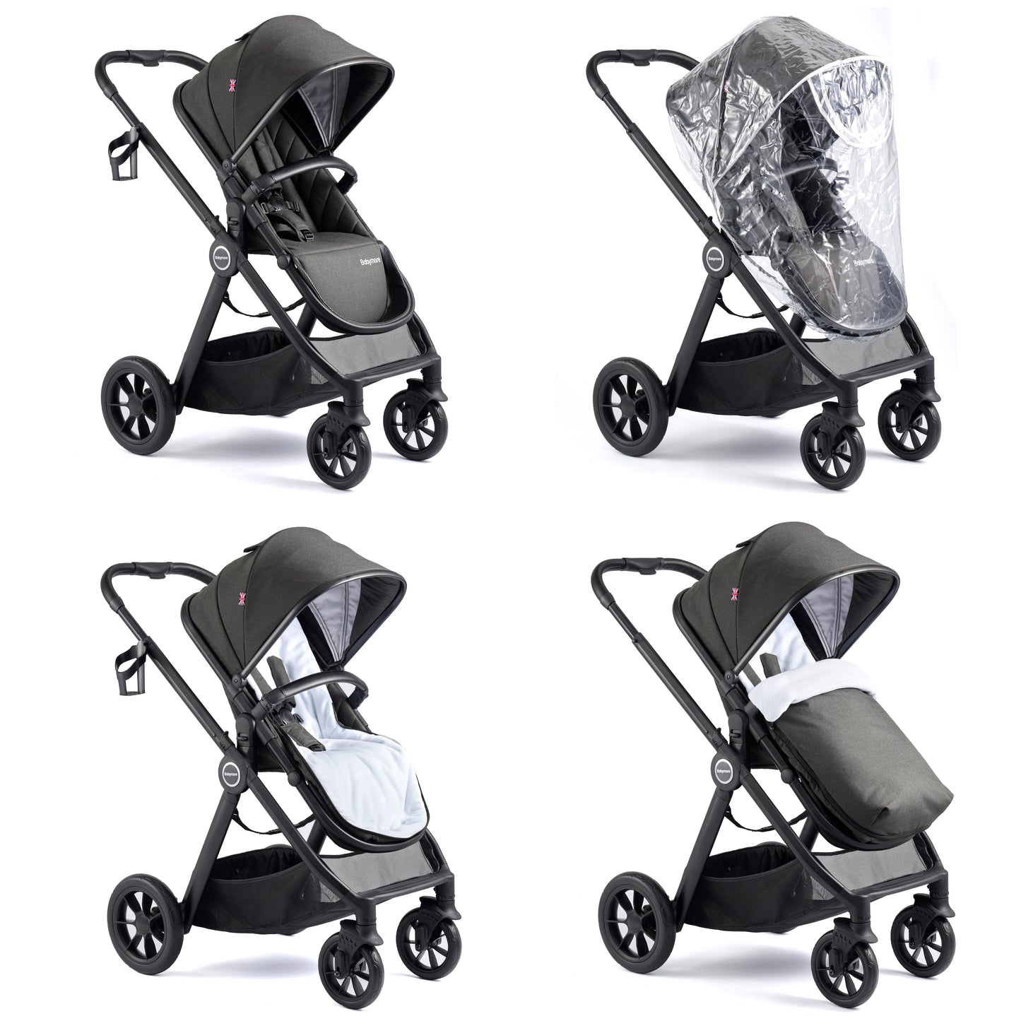 Babymore Memore V2 Travel System 13 Piece Pecan i-Size