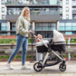 Babymore Mimi Pram Pushchair - Silver