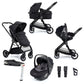 Babymore Mimi Pram Pushchair - Black