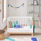 Babymore Mona Mini Cot Bed - White