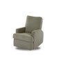 Madison Swivel Recliner Chair - Teddy Fabric Olive