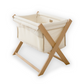 Clair De Lune Organic Folding Crib - Cream