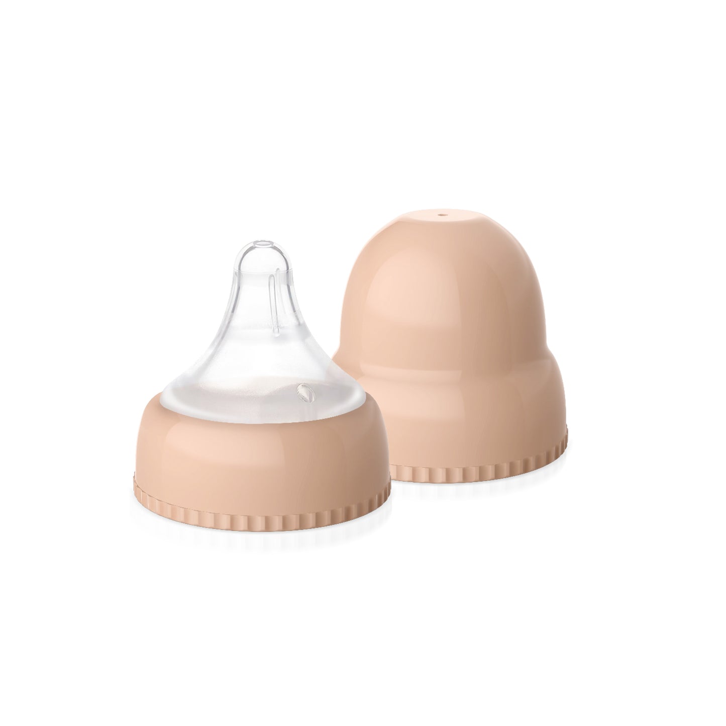 Pippeta Milk Storage Bottles, teats & lids  | Pack of 4 - Ash Rose