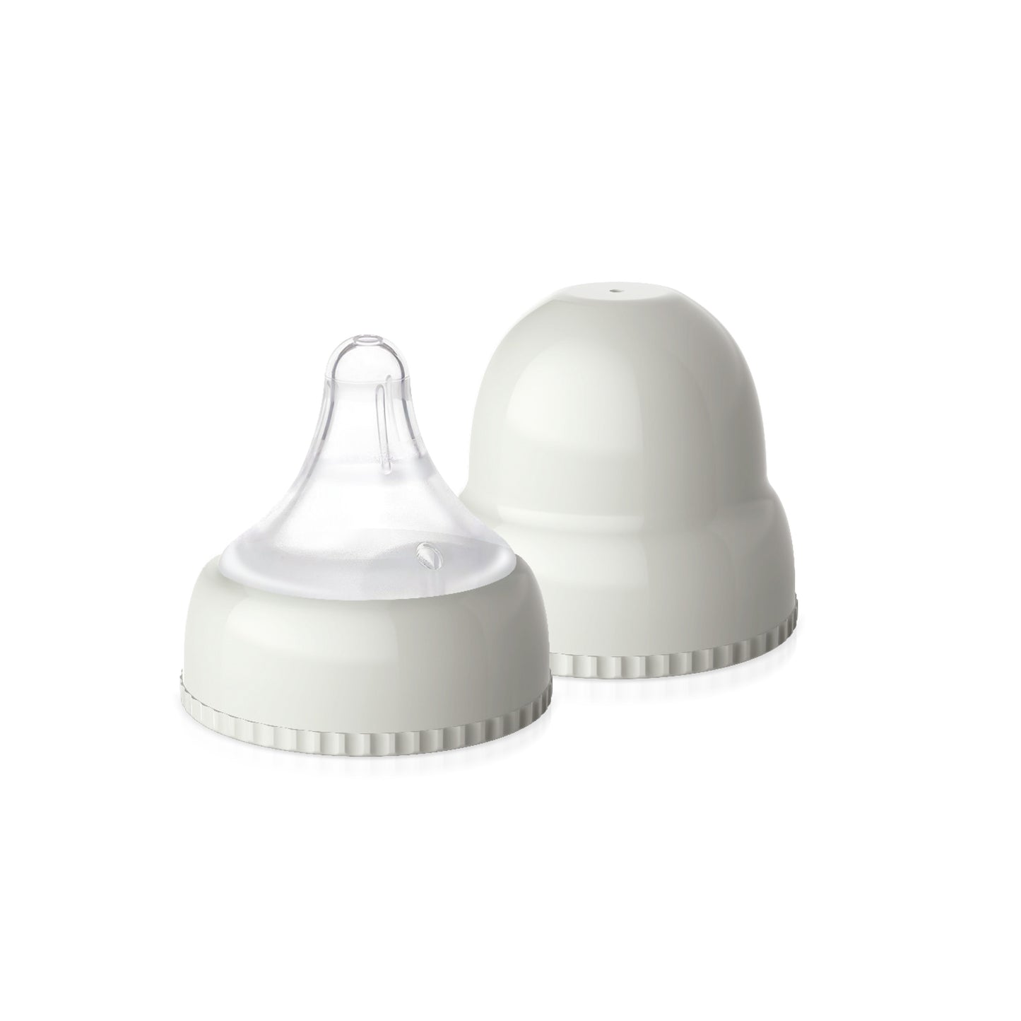 Pippeta Milk Storage Bottles, teats & lids | Pack of 4 - Sea Salt