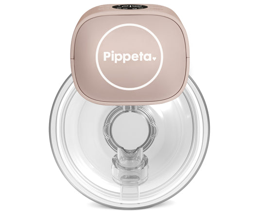 Pippeta LED Wearable Hands Free Breast Pump - Ash Rose