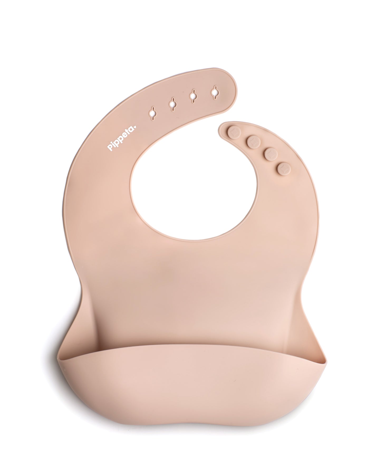 Pippeta Silicone Bib - Coral Pink