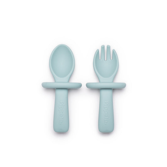 Pippeta My 1st Spoon & Fork - Sky Blue