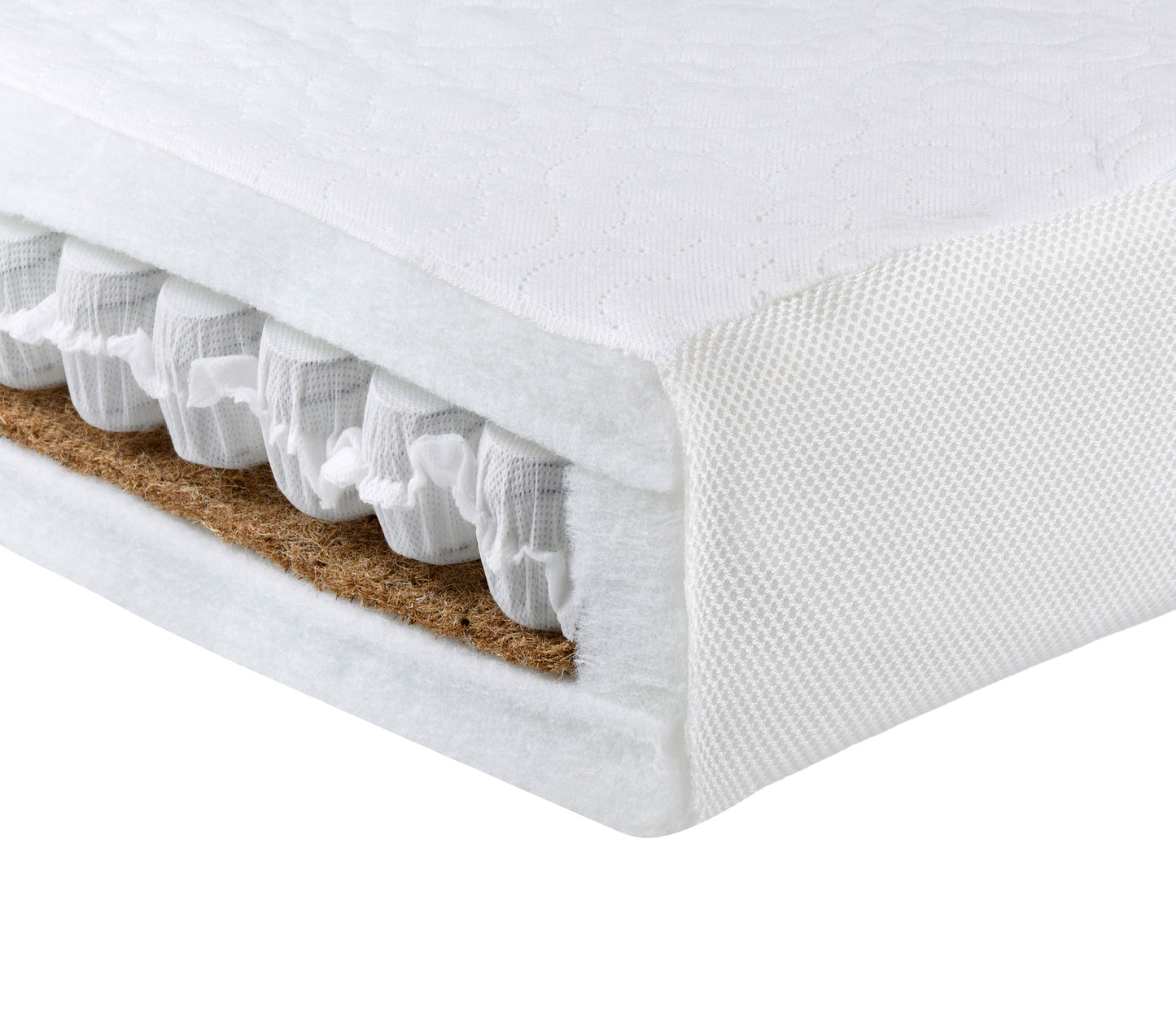 Babymore Premium Core Pocket Sprung Cot Bed Mattress