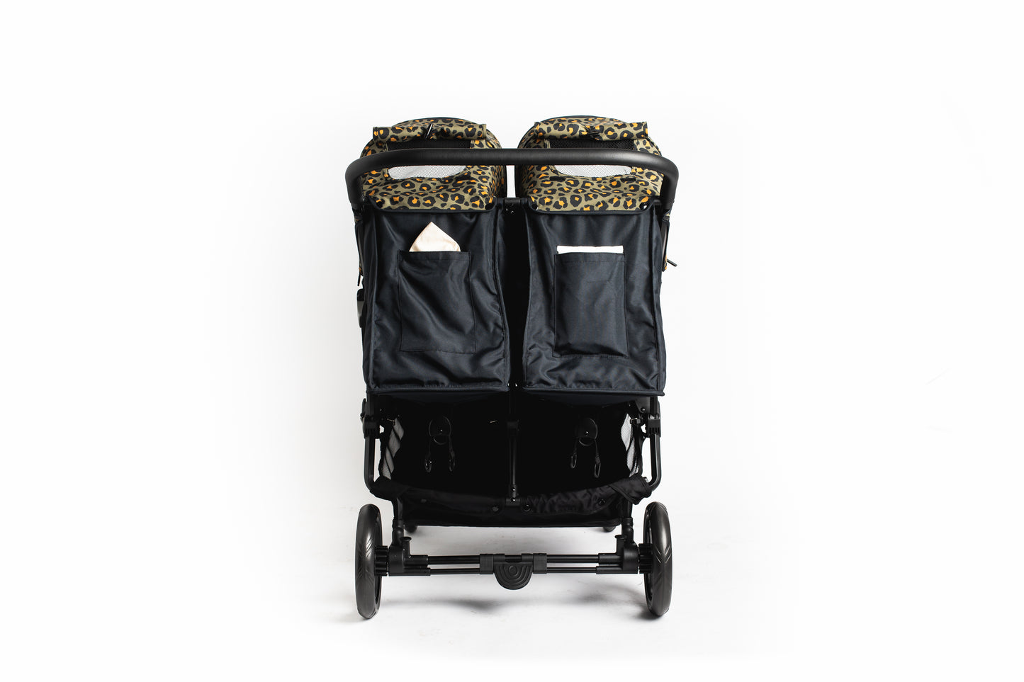 Roma Gemini² Double Stroller - Khaki Leopard