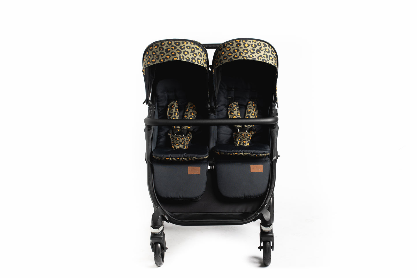 Roma Gemini² Double Stroller - Khaki Leopard