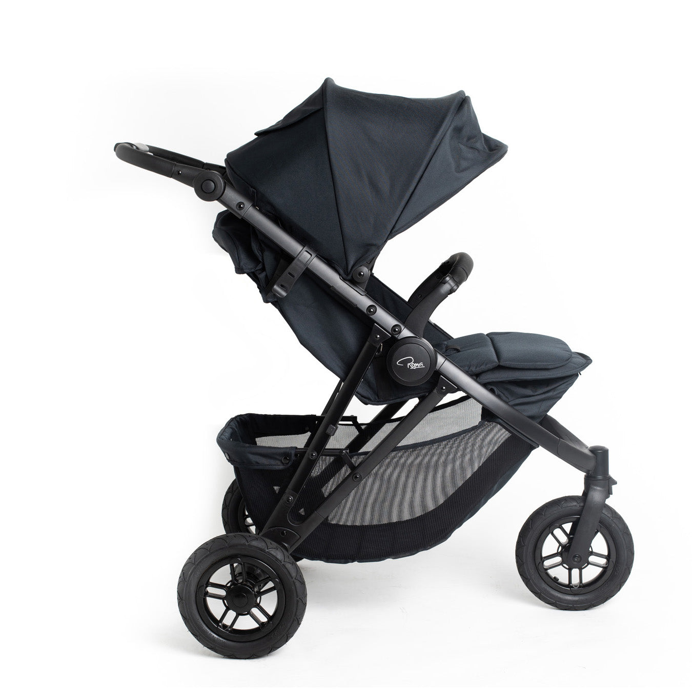 Roma Atlas 3 Wheel Prams - Jet Black