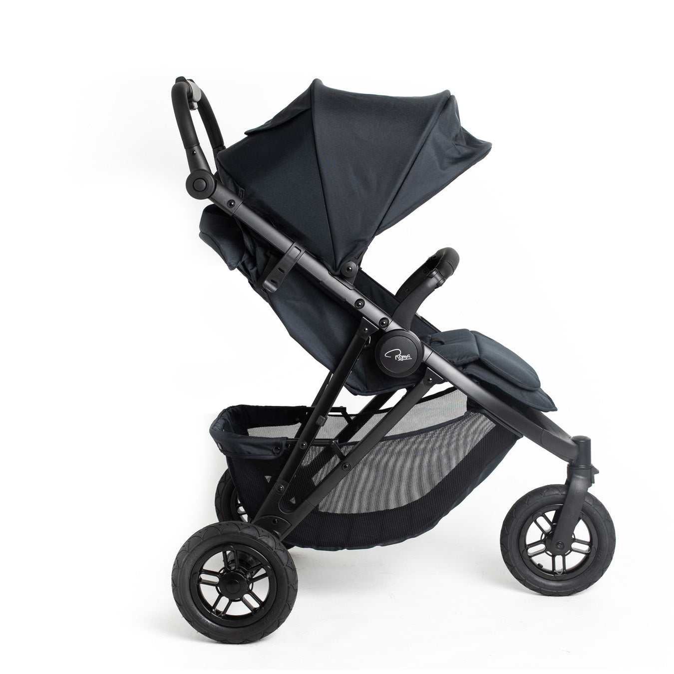 Roma Atlas 3 Wheel Prams - Jet Black