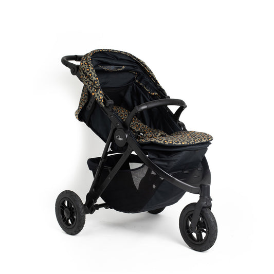 Roma Atlas 3 Wheel Pram - Khaki Leopard