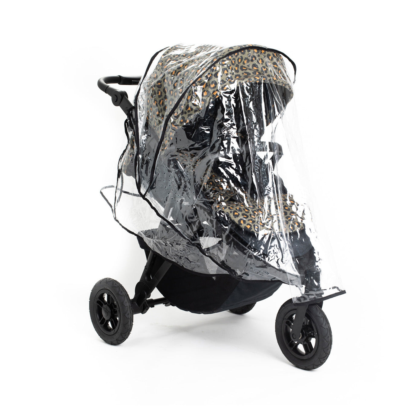 Roma Atlas 3 Wheel Pram - Khaki Leopard