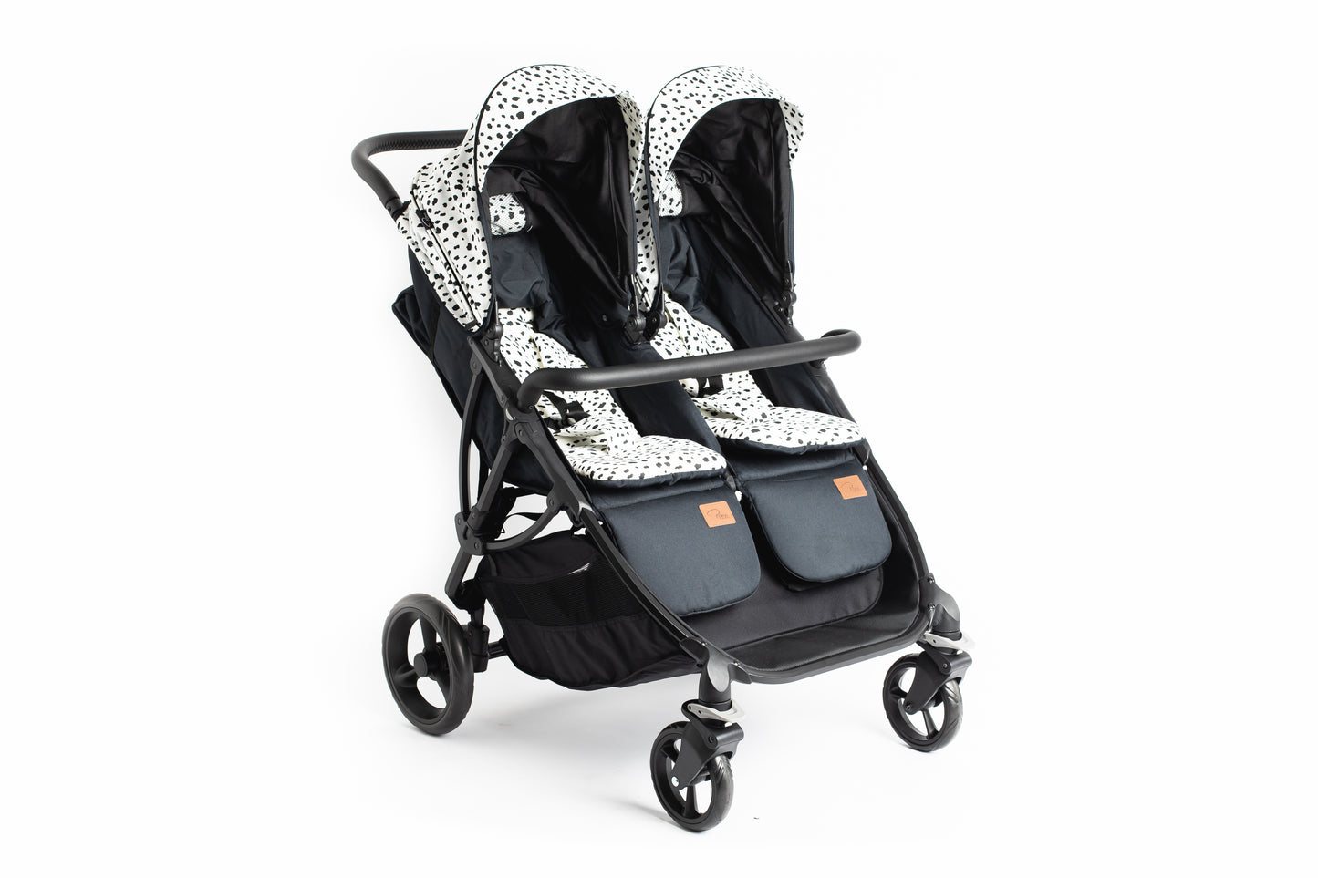 Roma Gemini² Double Stroller - Khaki Leopard