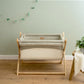 Clair De Lune Organic Folding Crib - White