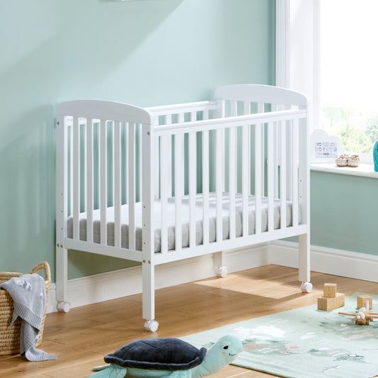 Babymore Space Saver Cot - White