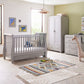 Babymore Stella 3 Piece Nursery Room Set - White