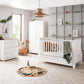 Babymore Stella 3 Piece Nursery Room Set - White