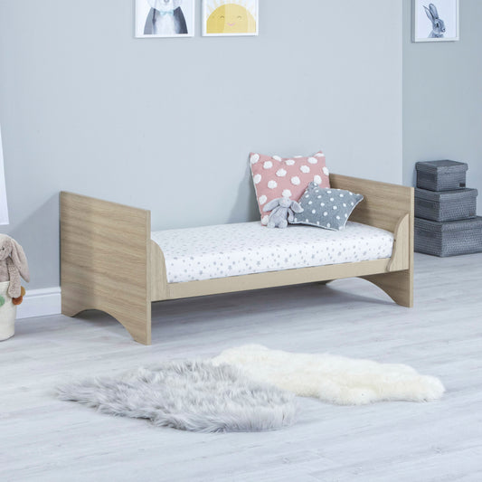 Babymore Veni Cot Bed - Oak