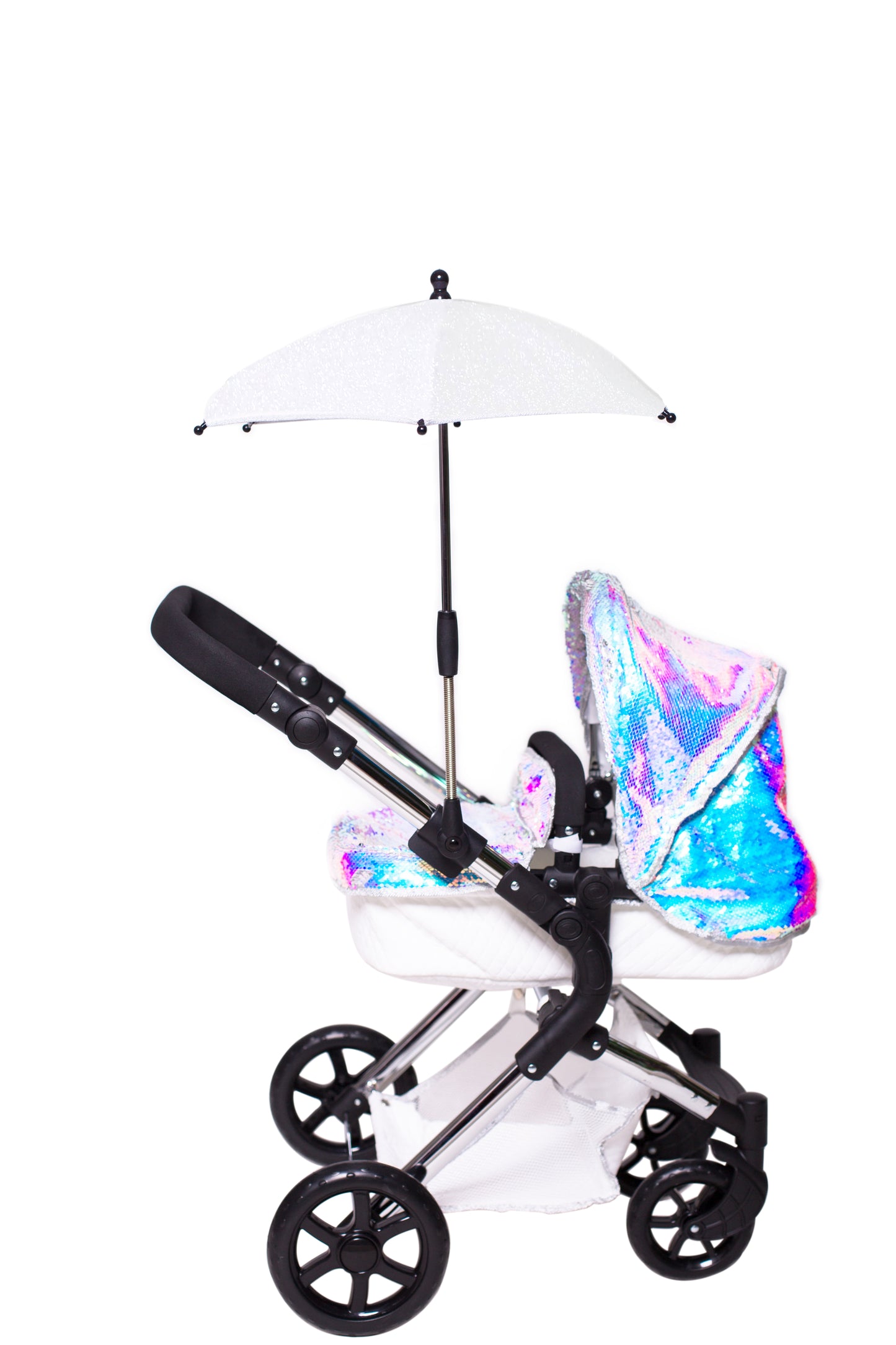 Roma Polly Sparkle White Parasol