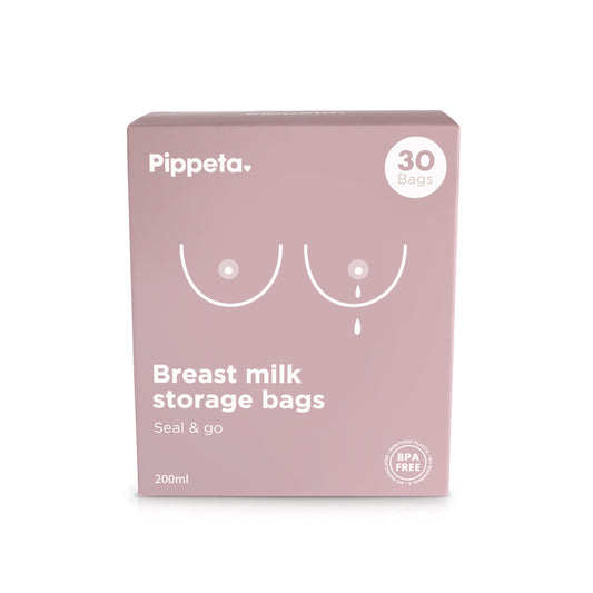 Pippeta Breast Milk Storage Bags - 30 Pack